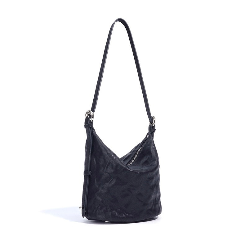 Women's Soft Genuine Leather Minimalist Crossbody Shoulder Bag