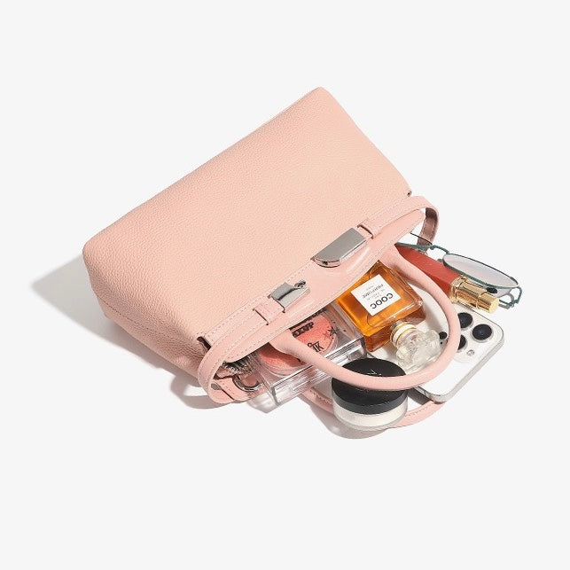 Women's Genuine Leather Crossbody Square Clutch Bag