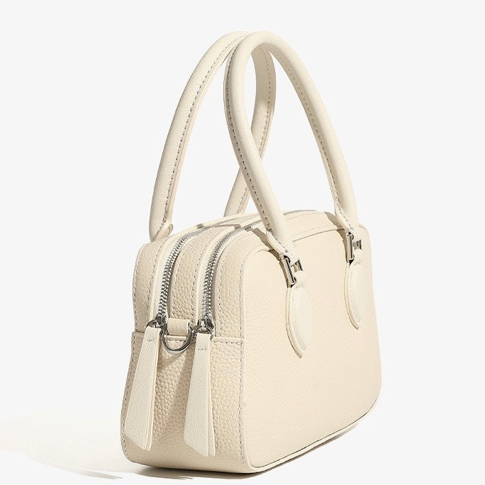 Women's Genuine Leather Premium Sense Handheld Boston Bag