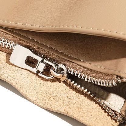 Women's Genuine Leather Designer Casual Crescent Bag