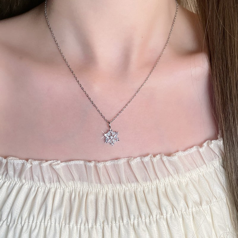 Winter Snowflake Dream Necklace