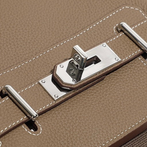 Women's Top Grain Cowhide Crossbody Chest Bag