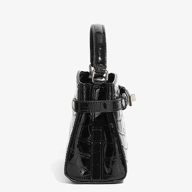 Women's Genuine Leather Crocodile Pattern Luxury Niche Handbag