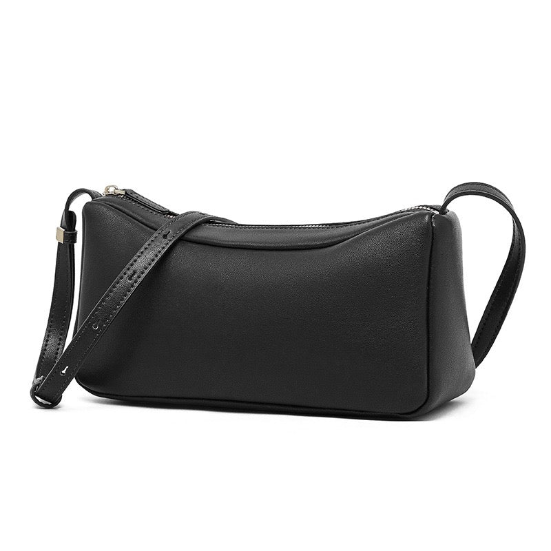 Women’s Genuine Leather Minimalist Soft Crossbody Shoulder Bag