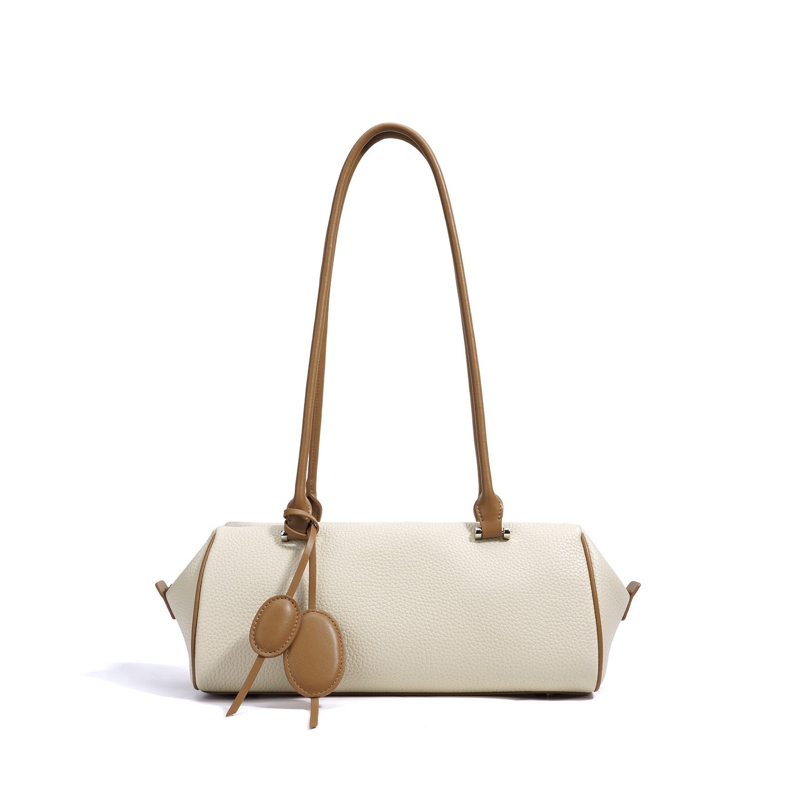 Women’s Genuine Leather Light Luxury Pendant Shoulder Handbag