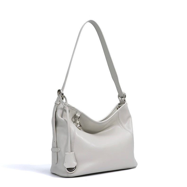 Women's Genuine Leather Large Capacity Relaxed Commuter Crossbody Bag