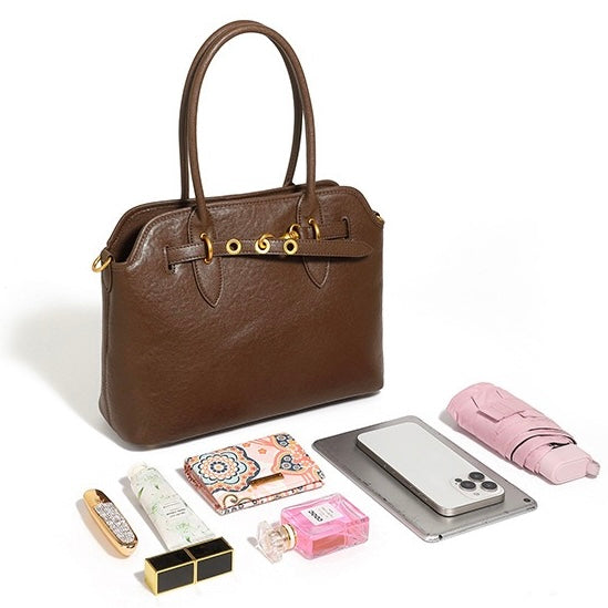 Women's Vintage Grain Leather Tote Bag