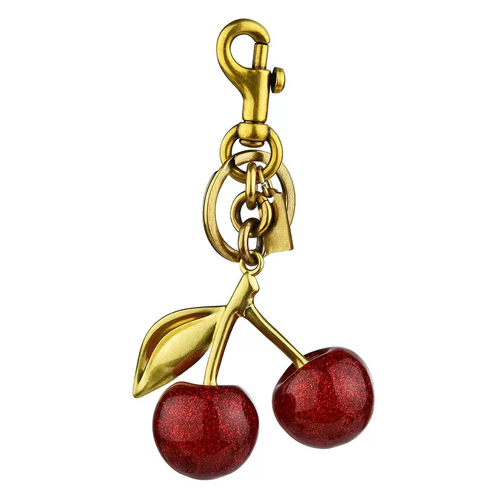 Velvet Cherry Bag Charm