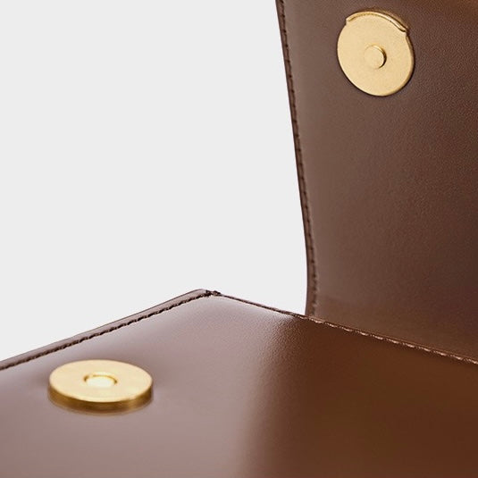 Women’s Genuine Leather Multifunctional Baguette Shoulder Bag with French Chic