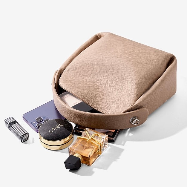 Women’s Genuine Leather Soft Cigarette Box Shoulder Bag