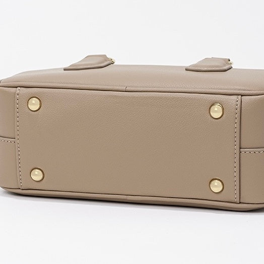 Vintage Boston Bowling Women's Genuine Leather Single-Shoulder Crossbody Handbag