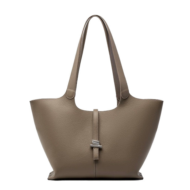 2025 New Women’s Genuine Leather Large Capacity Commuter Tote Bag