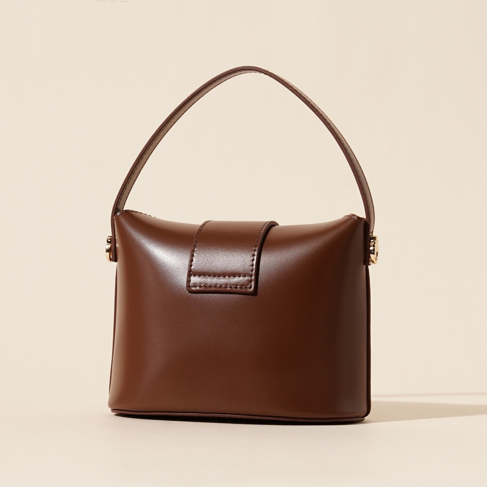 Women’s Genuine Leather Vintage Lock Top Handle Bag