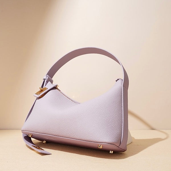 Women's Togo Leather Premium Crossbody Shoulder Dumpling Bag