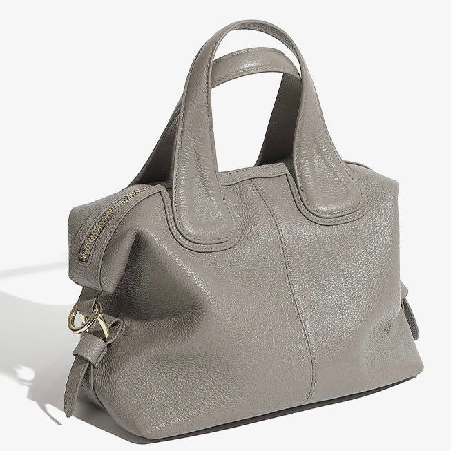 Women's Genuine Leather Boston Versatile Soft Shoulder Crossbody Bag