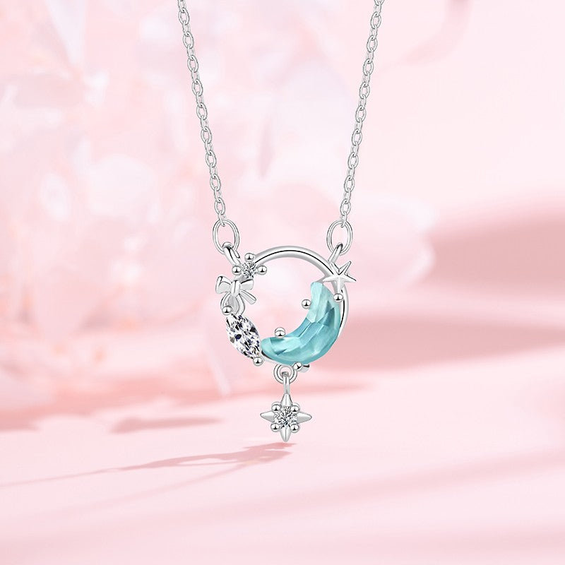 Lunar Glow and Starry Dreams Necklace