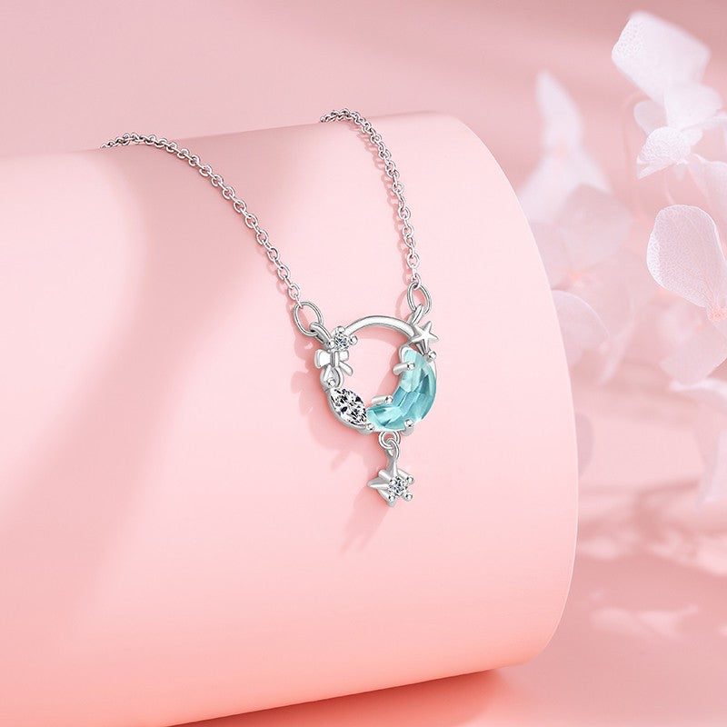 Lunar Glow and Starry Dreams Necklace
