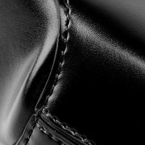 Minimalist Women's Genuine Leather Half Moon Baguette Bag