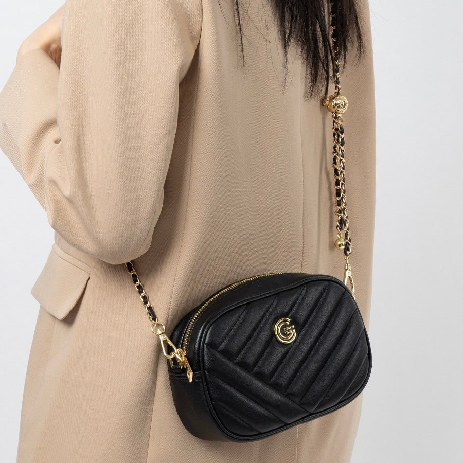 Women's Genuine Leather Retro Round Bag