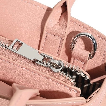 Women's Genuine Leather Crossbody Square Clutch Bag