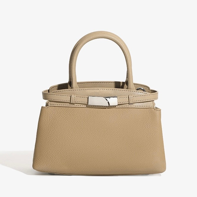 Women's Genuine Leather Crossbody Square Clutch Bag