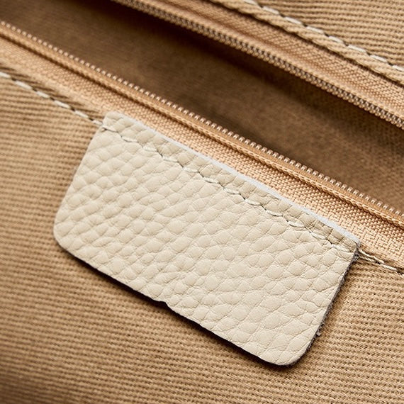 Women’s Genuine Leather Large Capacity Tote Shoulder Bag – Commuter Everyday Purse