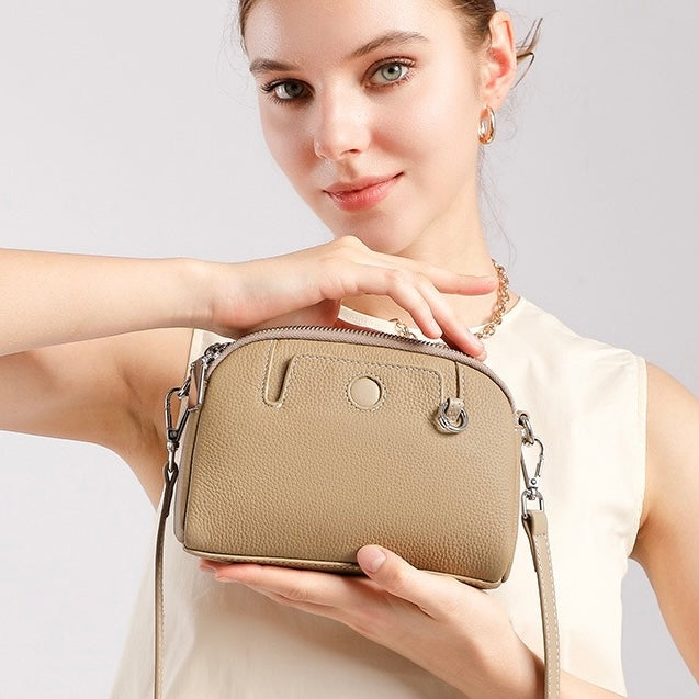 Women's Genuine Cowhide Shoulder Versatile Crossbody Bag