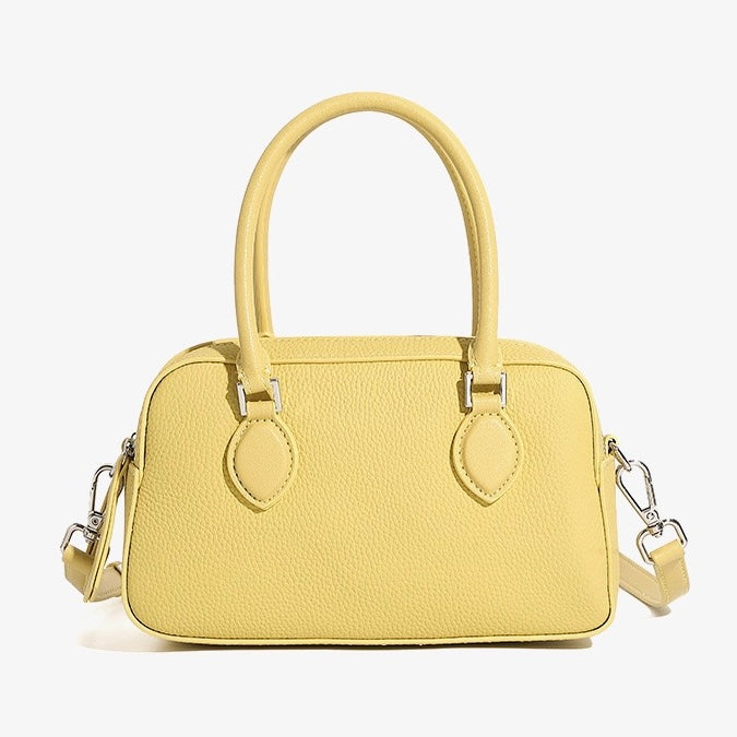 Women's Genuine Leather Premium Sense Handheld Boston Bag