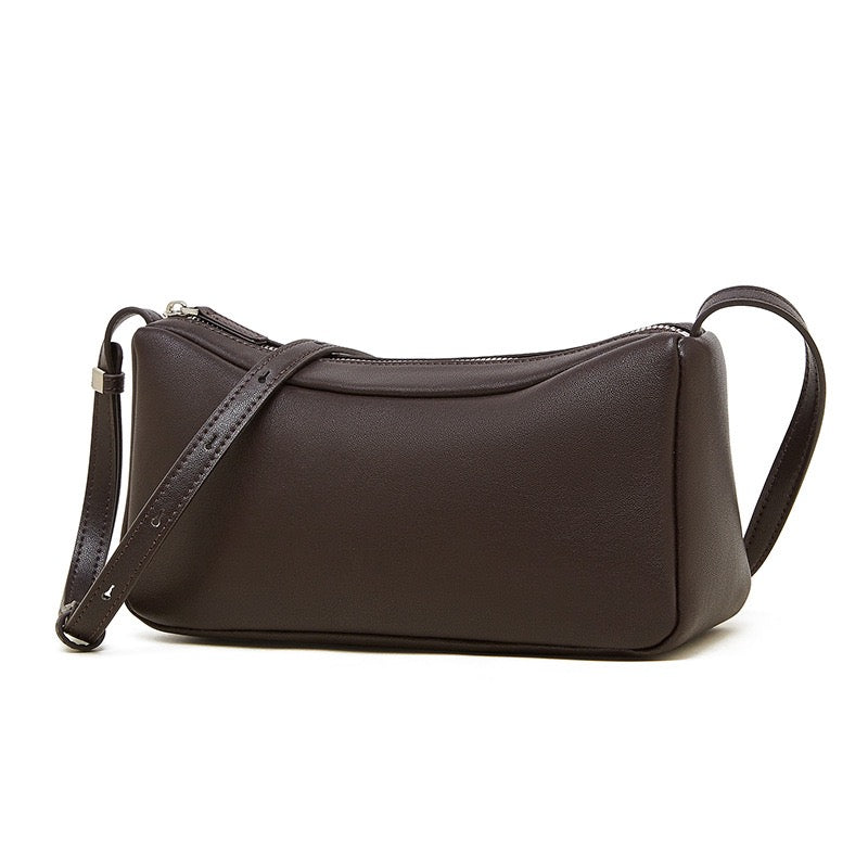 Women’s Genuine Leather Minimalist Soft Crossbody Shoulder Bag
