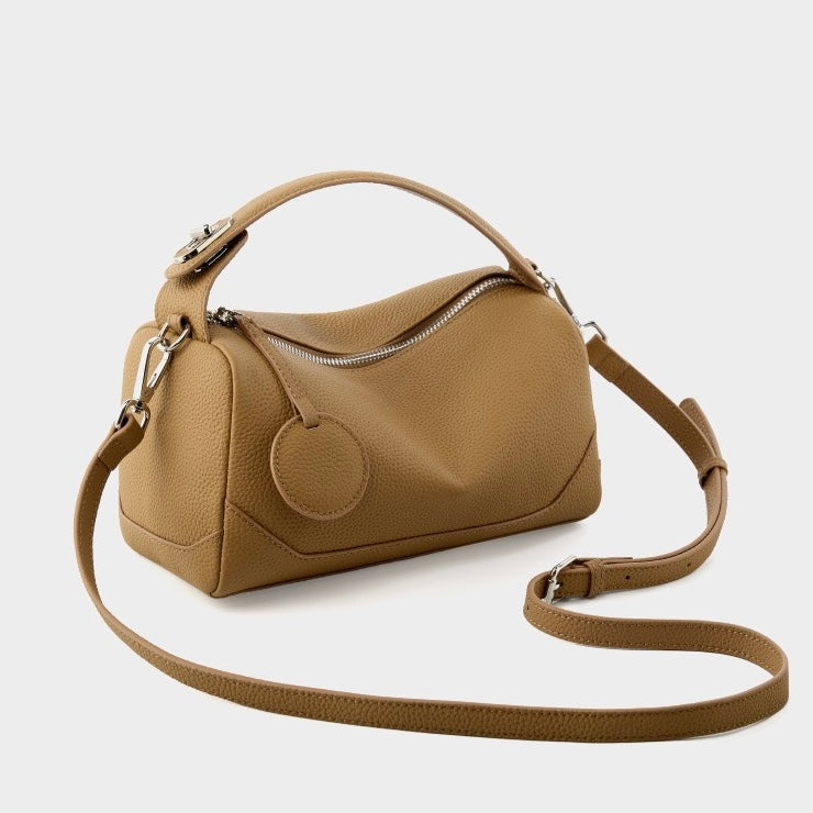Women's Genuine Leather Boston Bag