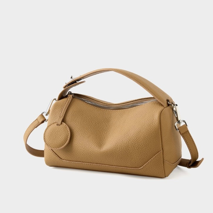 Women's Genuine Leather Boston Bag