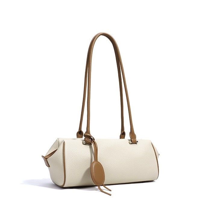 Women’s Genuine Leather Light Luxury Pendant Shoulder Handbag