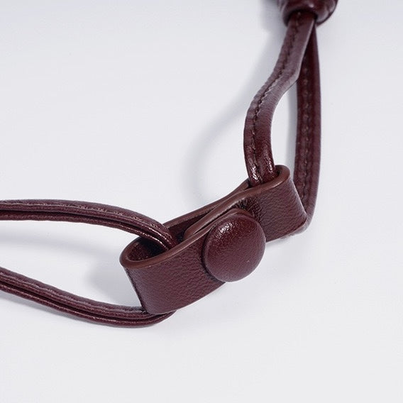 Women's Genuine Leather Sheepskin Woven Exquisite Ladies Crossbody Bag