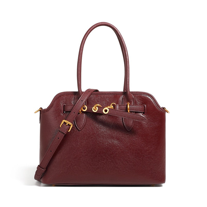 Women's Vintage Grain Leather Tote Bag