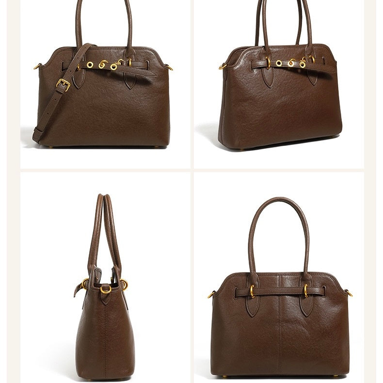 Women's Vintage Grain Leather Tote Bag