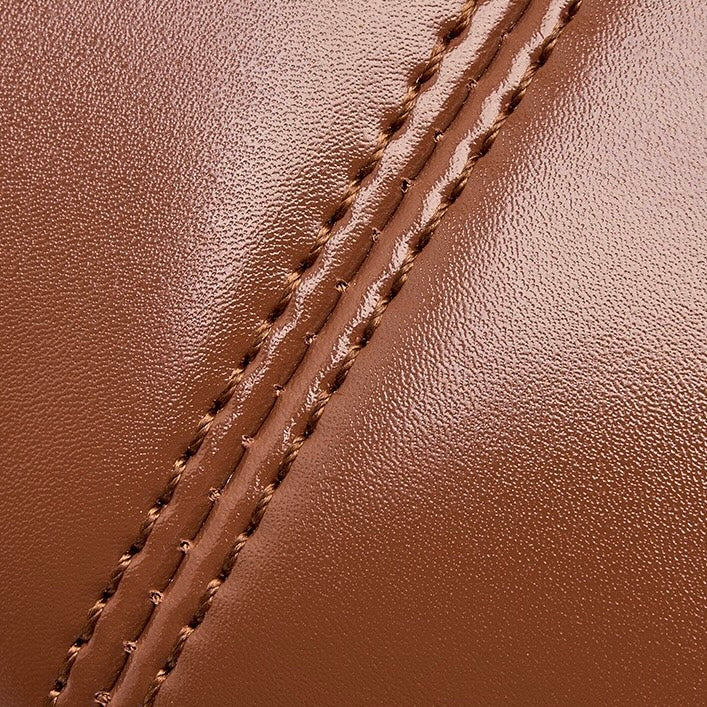 Women’s Genuine Leather Horseshoe Buckle Handbag