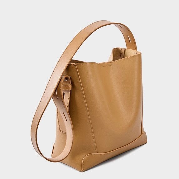 Women’s Genuine Leather Crossbody & Shoulder Oversized Bucket Bag