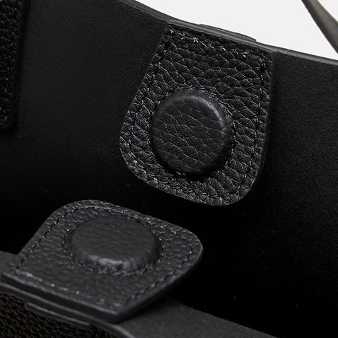 Women’s Luxury Genuine Leather Commuter Tote Bag with Inner Pouch