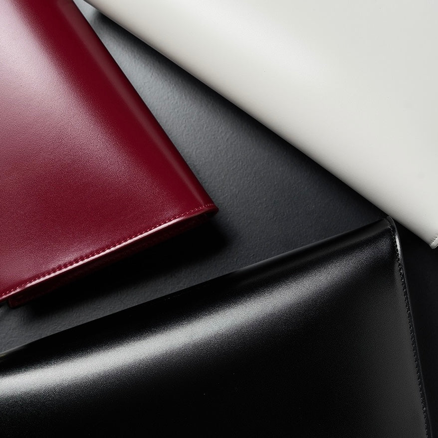 Women‘s Luxurious Genuine Leather Underarm Baguette Bag