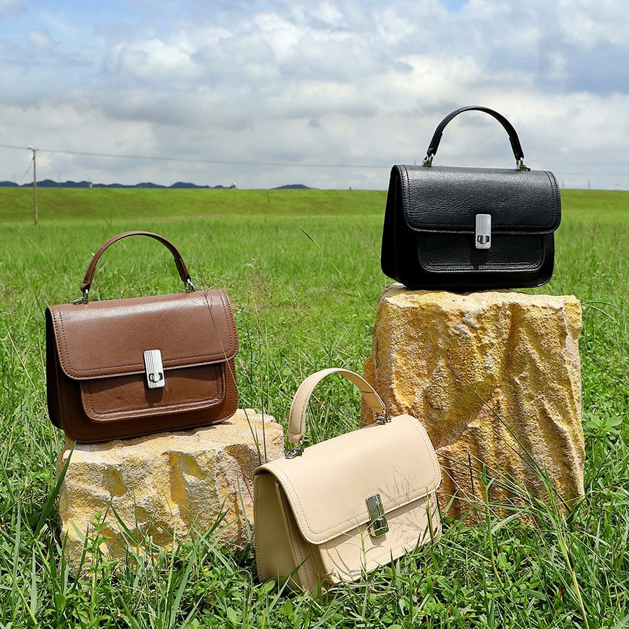 Women's Genuine Leather Commuter Messenger Bag