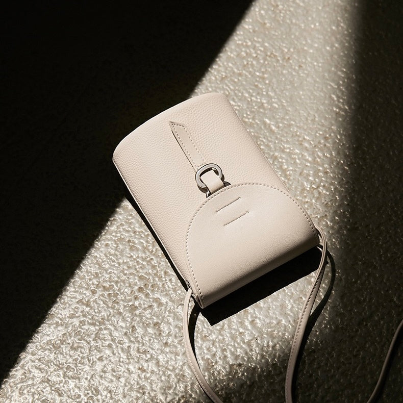 Luxury Women's Genuine Leather Mini Crossbody Phone Bag