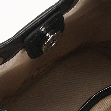 Women’s Genuine Leather Quilted Chain Bucket Bag